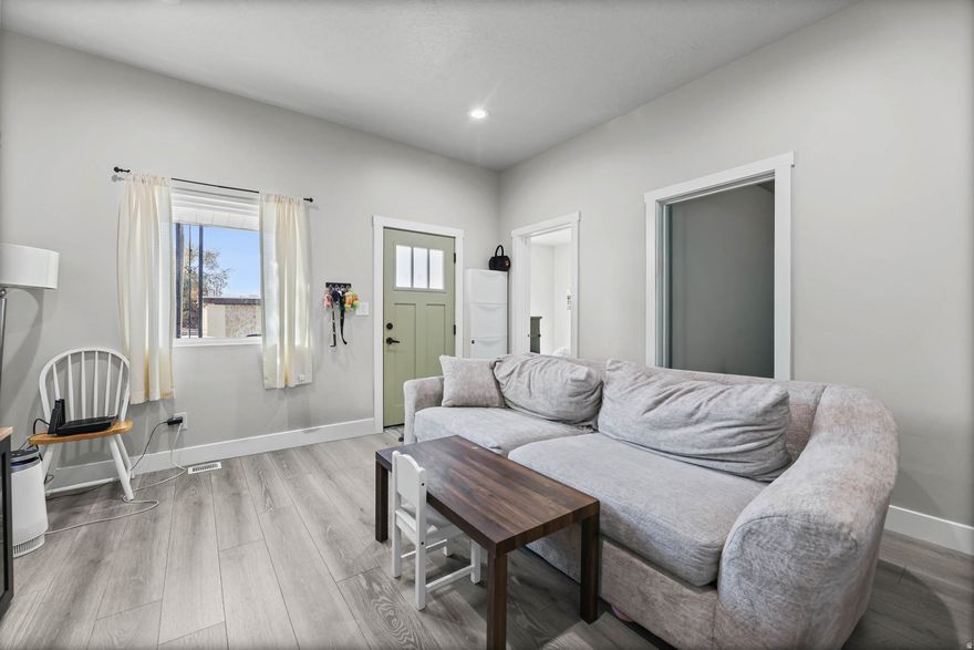 Now Offering Seller Finance. Please reach out to Listing Agent for more information! Discover this stunning home located in the heart of historic Midvale, a perfect blend of classic charm and modern comfort! Completely remodeled just four years ago, this beautiful property has been thoughtfully updated from top to bottom, making it an ideal choice for first-time homebuyers or anyone looking for a move-in-ready space with character.  Step inside to find a warm and inviting atmosphere featuring three spacious bedrooms and one well-appointed bathroom. The new flooring adds a fresh, modern touch throughout, complementing the home's bright and open layout. Each room offers comfort and flexibility, providing plenty of space for living, working, or relaxing.  Outside, you'll love the detached garage, perfect for storage or even a small workshop. The yard is perfect to enjoy peaceful evenings at home.  Location is everything and this home delivers! You're just minutes from I-15, making commutes quick and convenient. Enjoy easy access to downtown Salt Lake City, local parks, shopping, and restaurants.  Don't miss your opportunity to own this beautifully remodeled home. Schedule your showing today and see why this Midvale gem won't stay on the market for long!