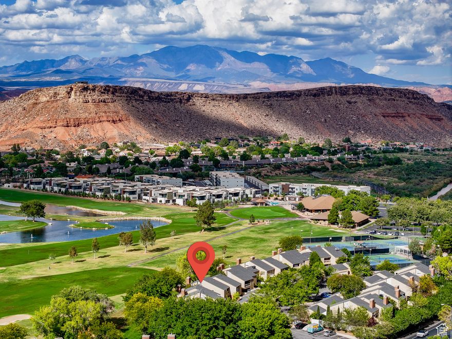 ***Townhome on the Fairway*** Who needs a backyard when you've got a golf course outside your door? This townhome just got a refresh with new flooring, updated bath vanities, kitchen counters, lights, and fans. The primary suite even has its own balcony overlooking the course-the perfect spot for coffee, sunsets, or just checking how the fairways look today. You're also close to the Virgin River bike path and the city park with pickleball, softball, and basketball courts. Fresh, convenient, and right where you want to be.