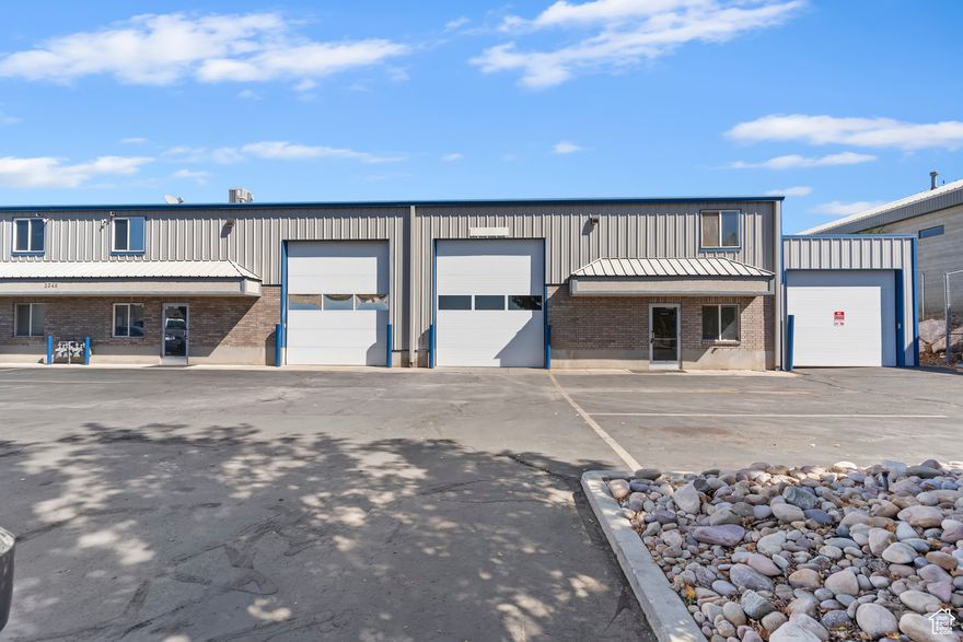 This versatile 3,004 square-foot industrial space in the Kapp Industrial Park combines substantial warehouse and office capabilities, making it ideal for a range of business needs. The property features a spacious 2,710 SF warehouse with impressive 19-foot ceiling clearance and convenient 14' x 12' overhead doors at both the front and rear for streamlined logistics, plus 3-phase power to support heavy machinery. Zoned Ogden City M-1, it accommodates a variety of industrial uses. The 294 SF office provides functional space for administration, with a 294 SF light-duty storage mezzanine above for extra inventory or equipment. Strategically located, the site offers immediate access to the freeway and major roads, ensuring easy transportation and commuting. Additional space is available to support your growth-secure your place in one of Ogden's premier industrial locations today.