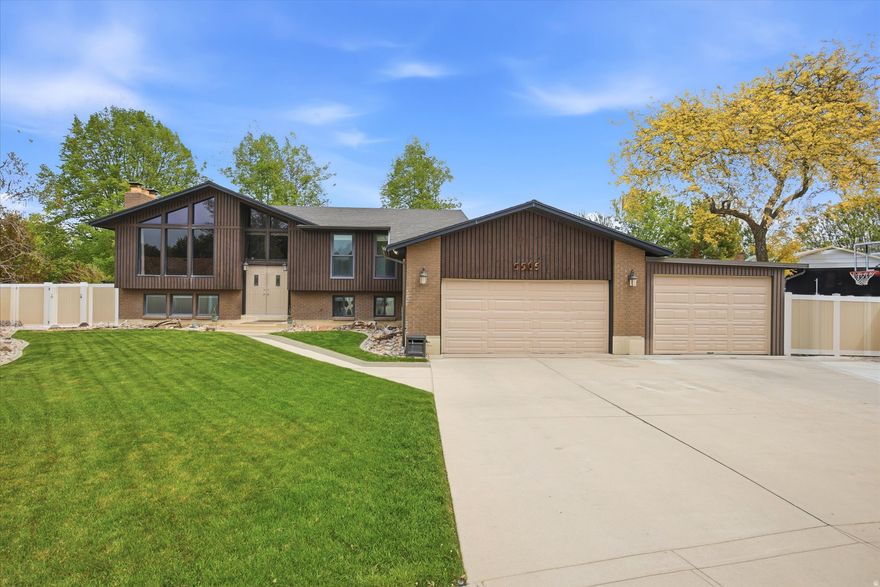 Don't miss this beautiful Taylorsville, updated home located in a Cul de sac with lots of extras. This home features vaulted ceilings with an open concept great room, RV parking with an inclosed carport, fully functioning hot tub, hot water hose bib in garage and full vinyl fencing. Basement features a kitchenette with sink, cabinetry and space for a fridge. Buyer and buyer's agent to verify all information.