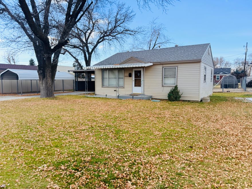 Great opportunity for first-time home buyers. This well-kept 2-bedroom, 1-bath home features marble shower walls, ceiling fans in every room, and A/C for added comfort. The siding and roof were replaced in 2017. The property includes a spacious side yard with automatic sprinklers and a fully fenced backyard currently rented out for boat storage. Two storage sheds, two covered carports, covered patio, and an attached storage area provide plenty of space for tools, equipment, and vehicles. The home is conveniently located less than 10 minutes from schools and within walking distance of restaurants and shopping. An excellent additional opportunity is available to purchase the property next door-a barber shop with ample parking. Contact the listing agent for more information.