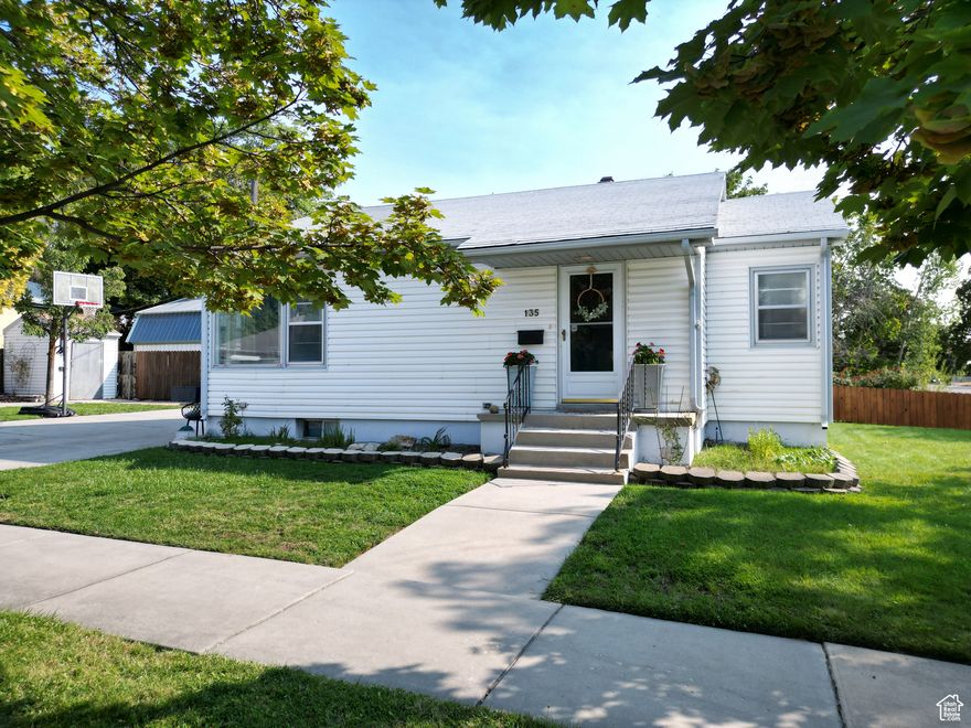Have you been looking for an affordable home?  This may be the one for you- Come see this adorable home in Brigham City.  Located on a  corner lot in a wonderful area that is close to shopping and downtown.  The home features 3 bedrooms and 2 bathrooms and plenty of storage space.  With updated vinyl flooring installed upstairs and newly painted kitchen cabinets, this home is ready for you to move in and make it your own.