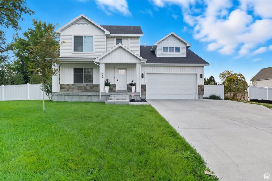 Discover a rare opportunity in Hyrum with this exceptional 6-bedroom, 3.5-bathroom home nestled on an expansive 0.4-acre lot-a truly standout size that offers the breathing room you won't find next door. This meticulously well-kept residence delivers modern updates throughout, combining classic comfort with current style. But the real game-changer is the Accessory Dwelling Unit (ADU), providing immediate flexibility as a private guest suite, a perfect in-law apartment, or a prime source of rental income! From solid wood cabinets and media center to brand new carpet, this place has it all! This property delivers size, functionality, and financial savvy all in one package. Don't wait-large lots and modern flexibility like this are seldom seen! Square footage figures are provided as a courtesy estimate only. Buyer is advised to obtain an independent measurement.