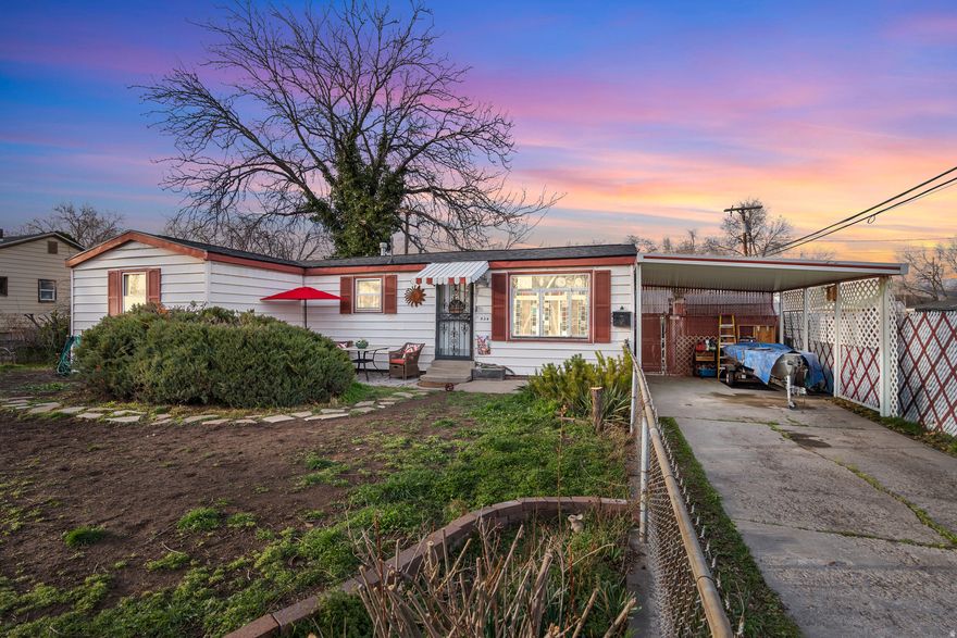 Are you looking for quiet living but city life right around the corner? This beautiful, updated home is minutes from Downtown SLC, but within walking distance of the Jordan Park and International Peace Gardens. This home has seen so many updates, yet it's kept the charm that keeps the original feel alive.  Brand new roof installed in 2026, completely renovated bathroom with modern style, new flooring, plumbing and electrical has had some updates as well all within the last 2 years! Fully fenced and secluded backyard. Storage space in the sheds out back, and covered parking with the carport.  Don't miss out on this beautiful home!  All information is deemed reliable but buyers agent to verify and confirm all information.  **The Chandelier in the Baby's room will be excluded from the sell along with the drapes covering the windows.