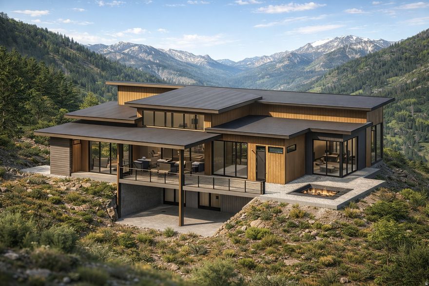 This Pinebrook lot at the top of Tall Oak's drive has Unmatched south facing expansive views.  Your 15 acres has a city approved build plan with a 4000 sq ft home ready to build.  We have a builder, Breen Homes, willing to build or If you choose or you can choose your own builder.  Your lot extends down to the bottom of this hillside to the wet lands below and will can never be obstructed.  Views include the Olympic park, Kimball Junction, and the ski slopes of Park City Mountain resort and Deer Valley.