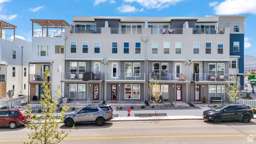 Seller Financing Options Available and Assumable Loan at 5.375% - Call or text agent for details. Text Agent when offer is sent. This exceptional, nearly-new Daybreak townhouse offers a rare opportunity to live in one of the most sought-after communities. Located just minutes from the future Downtown Daybreak district, this home provides unbeatable convenience while being surrounded by lush parks, scenic walking trails, and a beautiful lake. Daybreak amenities offer endless recreational opportunities, making this the perfect place to call home. Inside, the spacious open floor plan features 4 generously sized bedrooms and two private decks, each offering stunning views of the Wasatch Mountains. Whether you're hosting family gatherings or enjoying a peaceful moment, the layout is ideal for both entertaining and everyday living. This townhouse combines a prime location with breathtaking natural beauty, offering the ultimate balance of comfort and outdoor adventure. Don't miss out on this incredible opportunity-schedule a tour today!