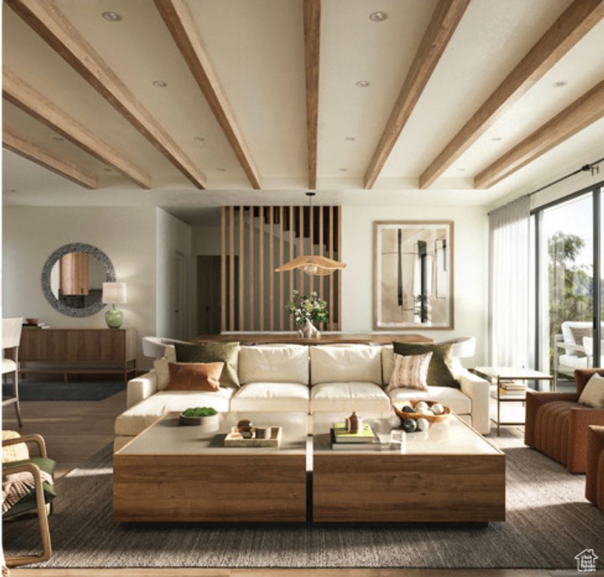 Welcome to Ameyalli Resort and Residences (This home ownership opportunity consists of 8 deeded fractional shares. Listing information is per fractional share)! Located in the quaint mountain valley town of Midway, known for its picturesque landscapes and charming Swiss heritage. Upon entering, you'll be greeted by an open-concept layout featuring expansive windows that flood the space with natural light, highlighting the exquisite finishes throughout. The spacious living and dining areas flow seamlessly, offering the ideal space for relaxation and entertaining.   You will also enjoy a main level primary suite that offers a perfect blend of comfort and elegance. It features its own private patio where you can enjoy the stunning views and peaceful moments outdoors. Upstairs the thoughtfully laid-out floor plan includes three beautifully appointed bedrooms and bathrooms, providing convenience and luxury for everyone. Also, the second level provides a large balcony that extends the living area and creates a seamless indoor-outdoor connection. The property is designed to have a future clubhouse and outdoor pool (nearing completion), outdoor play and bbq areas, mineral water hot tubs, fitness center, spa, sauna, and exclusive access to wellness programs, events, restaurant and concierge services.  Square footage figures are provided as a courtesy estimate only and were obtained from county records.  Buyer is advised to obtain an independent measurement. Buyer is advised to verify all details including HOA dues and community information. Photos/Renderings might not be of the actual unit/floorplan. Onsite model home and sales office open Wednesday - Sunday 12-5pm (Mon & Tues by appt only).