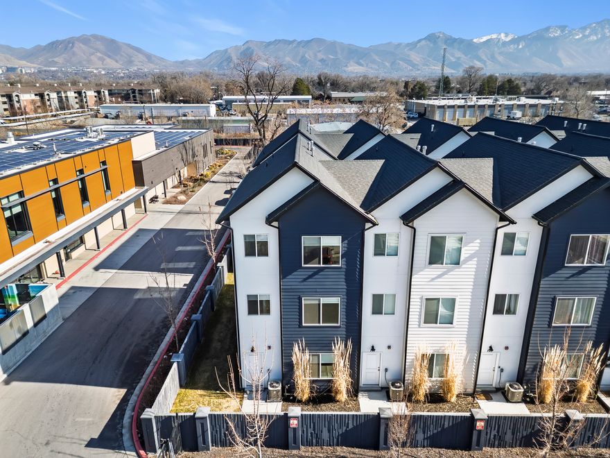 SALT LAKE CITY, UTAH Charming w/ tonz of natural light &  very roomy living space condo/townhouse in a GATED community (only 10 units) with 2 beds, 2.5 baths, and a 2-car garage. Built in 2023! Main floor entry has space for a small desk/den with a closet. Super nice with a beautiful white kitchen and island! Two primary bedrooms (one with a walk-in shower, one with a tub) both have walk-in closets. Laundry on the bedroom/top floor. All appliances 2 years new &  included (washer/dryer, range, microwave, dishwasher, and fridge). Close to the city, but far enough away. Tons of shopping nearby, and the freeway entrance is 4 minutes away. Possible seller financing depending on circumstances.  No guarantees, case by case! Call for details.  Owner/Agent!