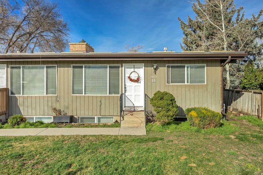 Great home in amazing location! Water heater was recently replaced and the A/C and furnace were also replaced within the last couple years. Home is close to elementary school and the beautiful granite library! Close to shopping and theater. This home has 2 fireplaces as well as an updated kitchen with granite countertops! HOA covers yard maintenance so you can just enjoy your weekends!  Owner is selling both unit 1A and 1B on this twinhome/condo. Potential rental property, live in one unit and rent out other. Both units were rentals. Buyer to verify rental availability with HOA.