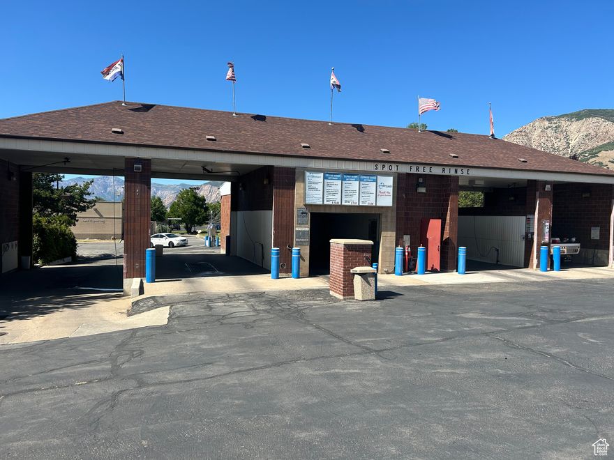 Car Wash on Ogden's East Bench, located just South of Weber State University, just East of Harrison Bl.  4 self bays and one automatic, credit card readers in each bay, easy access to  Country Hills Dr. and Harrison Bl.