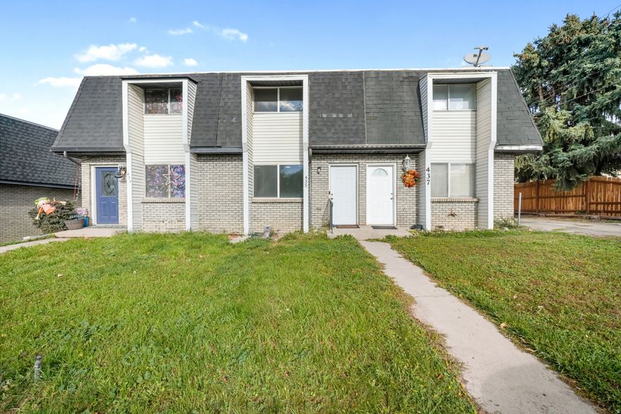 Welcome to 435 E 790 S #8 in the charming Silverstone PUD of Pleasant Grove, a delightful blend of modern comfort, style, and low-maintenance living with no HOA. As you step inside this updated townhome, you'll immediately notice the fresh, two-toned cabinetry in the kitchen paired with gleaming granite countertops, creating a space that's both inviting and chic. Two generously sized bedrooms offer flexibility for rest, work, or guests, and the cozy front room presents the perfect nook for a reading corner or home office. Out back, you'll enjoy a private outdoor space. Location is a standout here: set in a family-friendly community, the home lies just minutes from scenic parks and trails. Battle Creek Falls and the multi-use trail system in Pleasant Grove are easily accessible for outdoor recreation. You're also conveniently close to everyday amenities: shopping, dining, and services are nearby along Pleasant Grove's main corridors, giving you quick access without sacrificing the feeling of a tight-knit neighborhood. Whether you're a first-time buyer, a young professional, or simply looking for a stylish and easy-to-maintain place to call home, this townhome offers the perfect mix of design, convenience, and community. Don't let this one slip by. Come take a look today and imagine the next chapter of your life here.