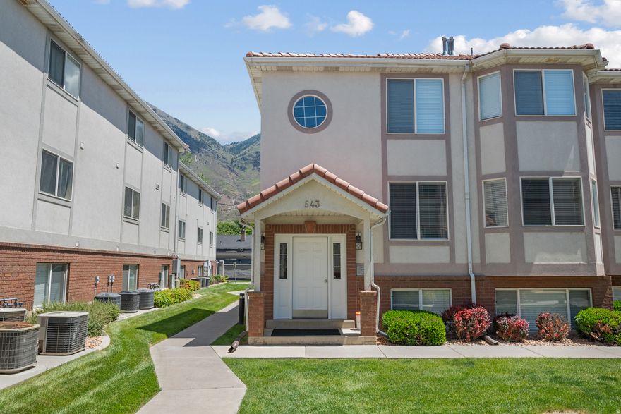 Second floor condo in popular Santa Barbara Community. 2 BR/2BA with large laundry room.  Spacious living room and roomy dining area with natural lighting.  Furnished for three singles (one shared room, one private room).  Walk to BYU.  Bus to UVU.  Currently fully occupied, contracts through July of 2027, but there are provisions for early lease termination upon Ownership transfer.  Square footage based on County records, Buyer is advised to obtain independent measurements.