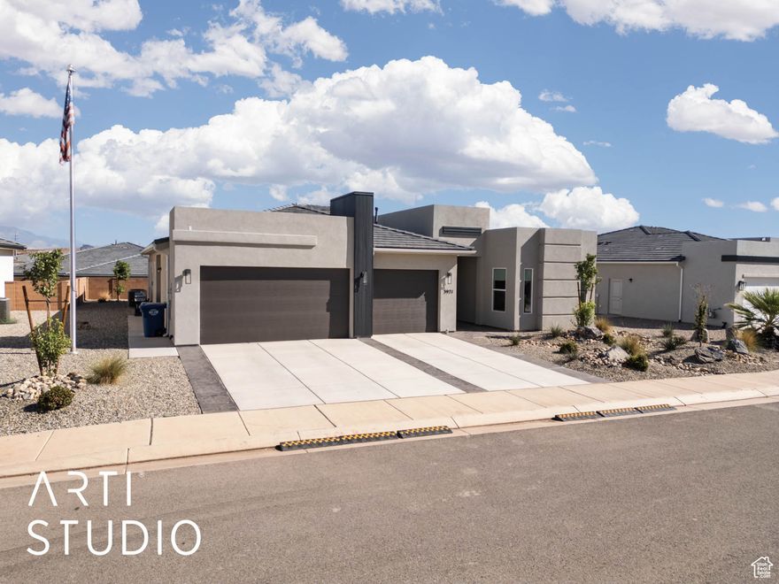 Welcome to your new sanctuary! This stunning, newer build is a rare gem, having been lightly lived in for just a year. Step inside this thoughtfully designed, one-level home, where accessibility meets elegance, making it perfect for all mobility types. Adorned with exquisite LVP flooring throughout, every inch of this space exudes modern sophistication. Prepare to be amazed by the upgraded finishes that make this home an entertainer's delight. The artfully crafted quartz countertops, sleek modern pendant lights, & built-in mudroom area create a warm yet stylish ambiance. With unbelievable storage solutions including large closets in every room & a dream laundry room packed with cabinets, staying organized has never been easier! The easy-care yard features xeriscaping in the front & lush turf in the back, providing a beautiful outdoor retreat without the hassle of intensive landscaping. Enjoy double living spaces with two inviting common rooms, allowing for flexible use  whether you decide to use the charming casita to host guests or as a separate living area. Why wait for new construction when you can own a home that comes equipped with custom window coverings & a refrigerator included? But the true highlight is the exquisite casita. This self-contained unit boasts its own private entrance & patio, making it a fantastic option for guests, your own use, or even as a rental to help offset your mortgage payment! Inside, enjoy a cozy living room, a fully equipped kitchenette, & a spacious bedroom complete with a large walk-in closet  perfect for a stackable washer/dryer which is exclusively designed for the casita's use. The well-appointed bathroom features a luxurious large walk-in shower that enhances the comfort of this versatile space. Located in an up-and-coming area near the airport, you'll appreciate the ease of freeway access that gets you where you need to be in no time. Although unexpected life changes have prompted the move, the current owners are truly going to miss the home they love so much.