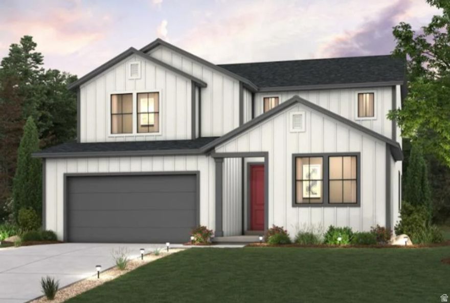 For comfortable, modern design, look no further than the Gunnison in Pinnacles Reserve! This attractive plan opens with a private study, then flows into a contemporary layout showcasing a large kitchen with a center island and a walk-in pantry. The dining area and spacious great room-which features access to the patio-are steps away, creating the perfect set-up for entertaining and everyday living. You'll also find a mudroom on this level. There are three bedrooms upstairs, including a luxurious primary suite with an expansive walk-in closet and a deluxe bathroom with dual vanities, a walk-in shower, and a soaking tub. Both additional bedrooms boast walk-in closets as well. Also includes a second floor loft and an unfinished lower level.