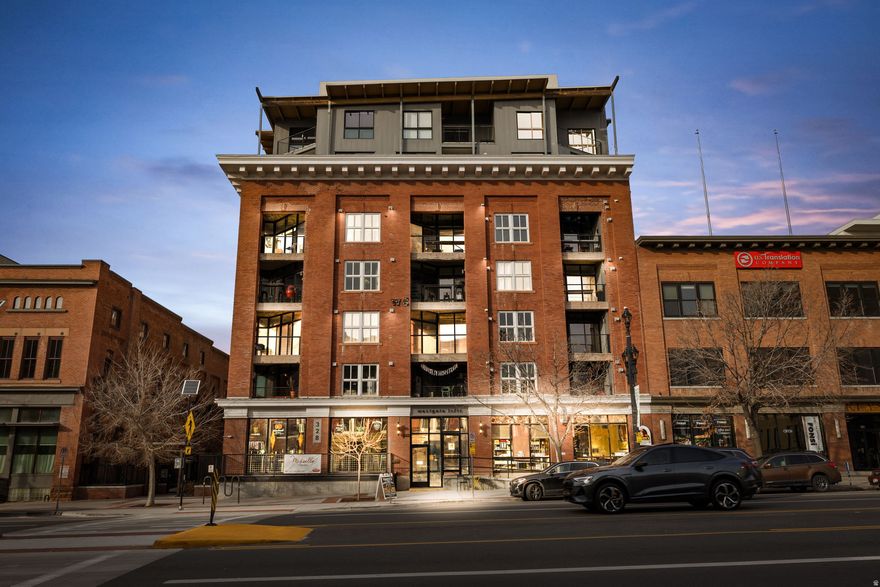 Some addresses put you exactly where you want to be. Unit 505 at Westgate Lofts sits in the heart of downtown Salt Lake City, a spacious, well-appointed loft in a building that has been part of this city since 1910. Exposed beams, soaring ceilings, and an open-concept layout give the space a grounded, authentic character that newer construction simply can't replicate. This 2-bed, 2-bath residence offers something genuinely uncommon: the space to live well today and the flexibility to explore investment potential down the road. Two individually-titled units in a building like this is a rare find. Step outside and everything downtown has to offer is within walking distance. Salt Lake's best restaurants, bars, entertainment, and culture are right at your doorstep. Two private balconies keep the city views close when you'd rather stay in. Two parking spaces. Two storage units. Sold furnished. Dog-friendly. A well-built space in a well-located building. Come see it.
