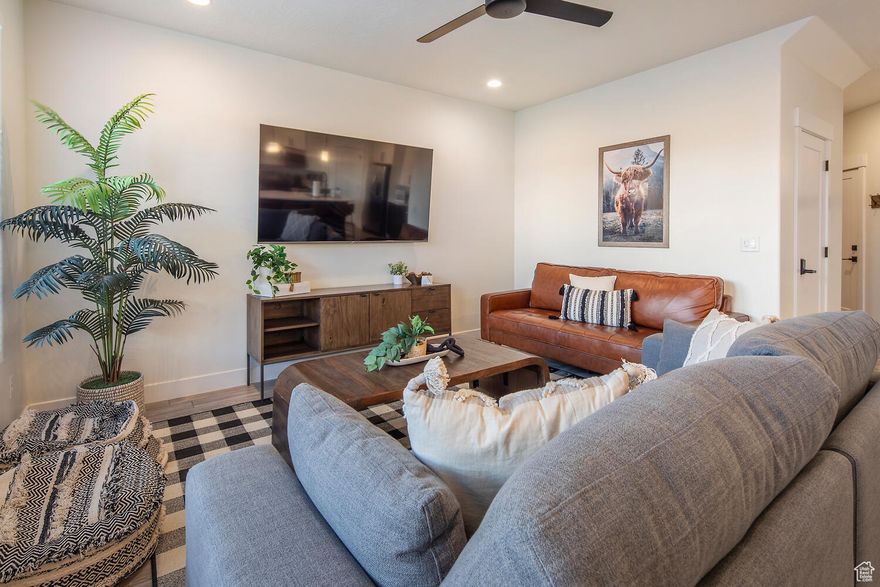 Discover an exceptional turnkey investment opportunity with this beautiful 3-bedroom, 3-bathroom home located in the heart of Washington, Utah. Built in 2021, this modern property is not only aesthetically pleasing but also a lucrative nightly rental, approved for short-term stays and self-management, 108 nights booked year-to-date, 213 nights booked for 2024. Prime Location, nestled in a serene neighborhood, offering easy access to local attractions and amenities. Spacious Layout, open-concept living areas with high ceilings and abundant natural light. Fully Furnished, stylish, high-quality furnishings included, making this property rental-ready from day one. Outdoor Space, private backyard perfect for relaxation or entertaining guests. Whether you're expanding your portfolio or seeking a vacation home with rental income potential, this Washington, Utah gem is the perfect choice.