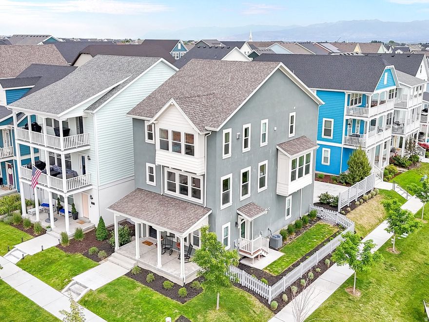 This truly STUNNING home features extraordinary 180 VIEWS!! The expansive great room is filled with natural light and breathtaking scenery-perfect for entertaining. Thoroughly upgraded with over $100K in elegant improvements, including a newly finished basement and EV charging station. The luxurious primary suite offers a private retreat, complete with a cozy fireplace, dual closets, and a spa-like ensuite bathroom designed for ultimate relaxation. Perfectly situated next to a quiet park and scenic trail system, and just minutes from the lake and Soda Row, this exceptional home offers the ideal combination of timeless beauty, comfort, and convenient location.  Schedule your private showing today! Buyer to verify all information.