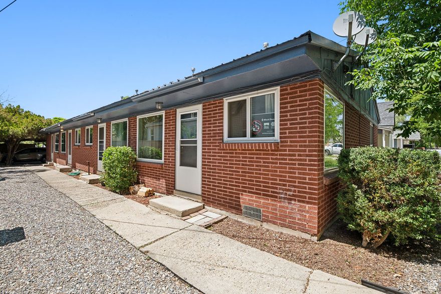 ***INCREDIBLE $60,000 PRICE DROP! Live in one unit and let the others pay the mortgage or take advantage of this great opportunity to rent all 4 units. This well-kept 4-plex is a rare opportunity for an owner-occupant or house-hacker buyer to step into a solid investment while building equity from day one. Current rents total $4,475/month, with stable tenants who each pay their own gas and electric via separate meters. The owner covers only water, sewer, trash, and internet, keeping expenses low.  Each unit offers bright, comfortable living spaces with easy access to transit, shopping, restaurants, St. Marks Hospital, and everything in-between. Newer windows, a metal roof, and covered parking are a huge perk.  With today's interest rates, an owner living in one unit could enjoy low monthly living costs after collecting rent from the others, less than the cost of renting in most neighborhoods. Whether you're looking to offset your housing costs or add a well-performing property to your portfolio, this 4-plex checks all the boxes: solid income, great location, and built-in upside as rents continue to rise. Your opportunity is NOW!