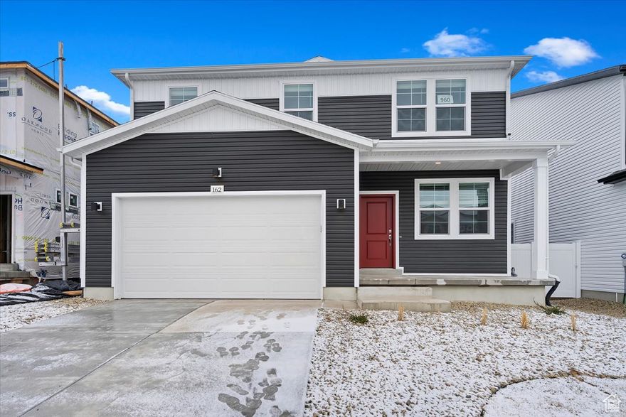 Check out the beautiful "Brio" collection at Wander in Saratoga Springs!! The Triumph is a single-family, 2-story layout spans 3,274 sq. ft. and offers 5 beds, 3.5 baths and includes a flex room/office on the main level plus dining space and a Fireplace. Garage is 2-car wide and offers a tandem space for a small car, UTV or extra storage. Call now for more information or to set up a time to tour this home! (Triumph Lot 1036)