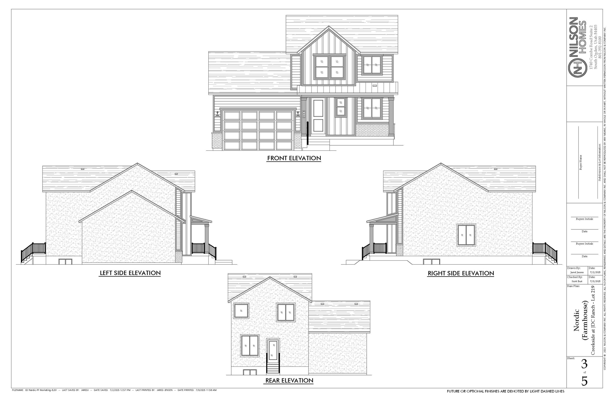 CREEKSIDE AT JDC RANCH - Residential