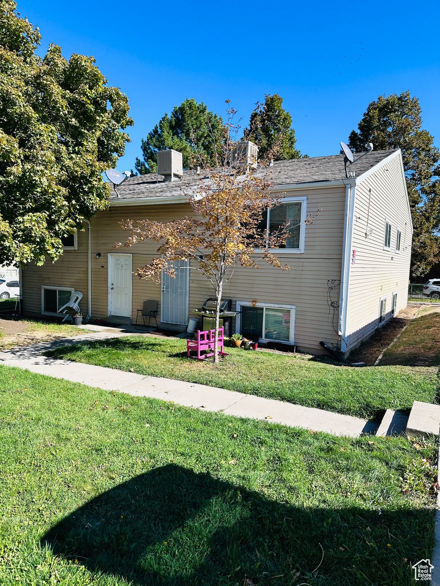 Turnkey Fourplex Opportunity in West Valley!  Adjacent fourplex is also available (MLS# 2107377). This is a fantastic opportunity ($225k/Door) to secure 4 or 8 units in a perfect location next to schools and shopping offering stable cash flow.  Each condo-style unit features 1,000 sqft of living space consisting of 2 bedrooms, 1.5 baths, in unit laundry room, plenty of storage, and both covered and uncovered parking.  Tenants have been in place for a very long time, and current rents are substantially below market rents. All leases are month to month and can be increased. Owner pays for water, sewer and garbage; tenants pay all other utilities. New roof and decking was installed in June 2025. **Please respect the privacy of tenants  DO NOT DISTURB. ** Owner Agent. Seller plans to do a 1031 Exchange at no cost to the buyer.