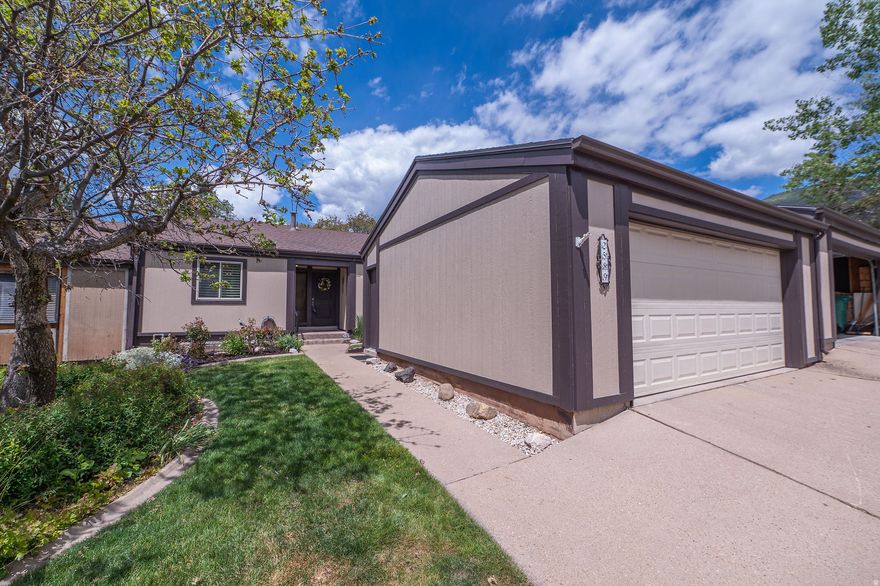 Tucked into a quiet East Layton neighborhood, this spacious 4-bedroom, 3-bath condo with a 2-car garage offers single-level living with the added flexibility of a fully finished basement. Step outside to enjoy the covered patio and secluded backyard--perfect for relaxing evenings, quiet mornings, or easy outdoor entertaining. Conveniently located near shopping, dining, schools, and commuter access, this home combines peaceful living with everyday convenience. Seller is offering a $5,000 flooring credit. Square footage figures are provided as a courtesy estimate only and were obtained from County Records.  Buyer is advised to obtain an independent measurement.
