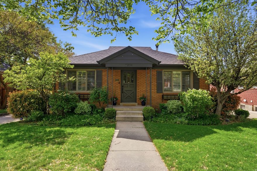 A rare opportunity in sought-after Country Club Heights, this thoughtfully updated cottage offers classic charm with modern refinement. Perfectly situated near the University of Utah, downtown Salt Lake City, Sugar House, and world class ski destinations. The kitchen opens through French doors to a Trex deck with an electric sunshade, ideal for indoor-outdoor entertaining and unwinding. Upgrades include professional landscaping, fencing, plantation shutters, and extra attic insulation. The fully finished interior ensures comfortable, efficient use of space throughout. Buyer to verify all.  Square footage figures are provided as a courtesy estimate only.  Buyer is advised to obtain an independent measurement.