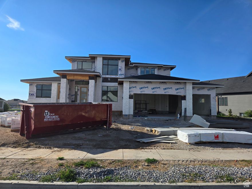 Lot #224 in The Preserve by Symphony Homes. This beautiful Interlude floor plan is expected to be complete Jan 2026. This is a beautiful two story home with luxury appeal. Tons of custom millwork including decorative grid wall in the flex room, a tray ceiling with beams in the primary bedroom, custom mudroom bench with hooks, and a butler's pantry in the kitchen. The great room has a grand two story ceiling, and the covered deck is spacious. The kitchen includes Z-line appliances. The primary is amazing. Huge primary bath with a large walk in closet with a luxury built in closet system by Closet Butler with stackable laundry. This home has a full apartment in the basement with it's own entrance, full kitchen, laundry, two beds and a bath. This home is a must see! Secondary water stubbed to the lot, taxes not yet assessed.