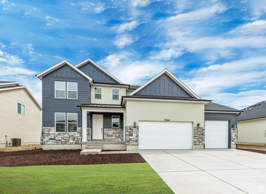 MOVE IN READY and BRAND NEW! Meet the Moore Plan - This spacious home offers over 3,000 square feet, ideal for both families and entertaining. The main floor features an open layout with a well-appointed office, upgraded kitchen finishes and cabinets, and a versatile flex room. Upstairs, you'll find three generously sized bedrooms, including a luxurious primary suite, as well as a Jack and Jill bathroom. The home offers ample garage space with a third-car garage, providing extra room for storage or additional vehicles. The unfinished basement provides extra room to grow. With its thoughtful design and functional spaces, this home is perfect for modern living.