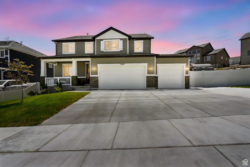 Nestled in a beautiful, secluded area, this stunning property offers the perfect blend of tranquility and convenience. Enjoy peaceful, quiet evenings in a friendly community, just minutes from shopping and only 25 minutes from Downtown. Step inside to discover a gorgeous floor plan featuring: A spacious family room and formal living room-ideal for gatherings and relaxation. A bright dining area and a modern kitchen with elegant white cabinets and quartz countertops. Abundant natural light and soaring vaulted ceilings throughout 3 generous bedrooms and 3 bathrooms, providing comfort for everyone. Additional highlights include: A 4-bay tandem garage for all your vehicles and storage needs, plenty of space to expand in the basement, and RV parking with extra driveway space at the back of the property. Square footage figures are provided as a courtesy estimate only and were obtained from Country records. Buyer is advised to obtain an independent measurement. This home truly has it all- space, style and a welcoming neighborhood. Don't miss your chance to make it yours!