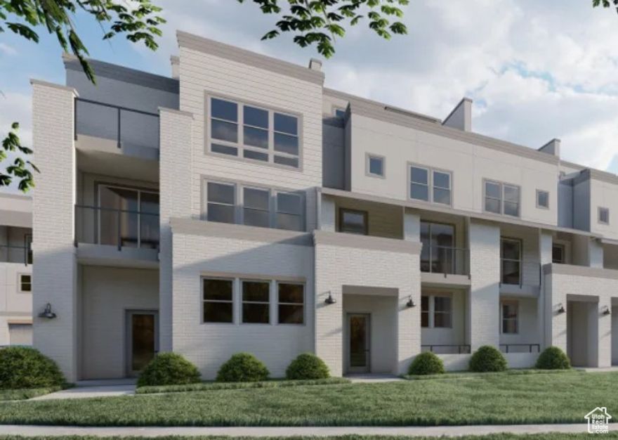 This brand new luxury townhome gated community is nestled in the heart of Holladay below majestic Mount Olympus. First phase will be move-in ready by the end of the year. Conveniently located near ski resorts and within walking distance to shopping, restaurants, and parks with easy access to I-15 making commuting a breeze. Designed to offer comfortable and modern living, this community is a perfect place to call home. Features include a year round heated spa, solid hardwood custom cabinetry, 10' ceilings and rooftop decks with privacy walls on every townhome! Enjoy maintentance free living with landscaping and snow removal taken care of! Expected completion and move in ready by January 2026.Seller is offering preferred lender incentives!! Other floor plans available.