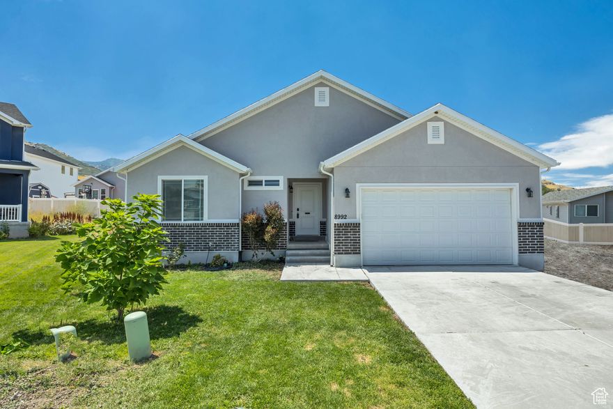 Separated entrance to the basement could be a POSSIBLE rental - extra income - Extended walls Kitchen and Master bed, finished garage, water softener and filter, overhead garage storage racks, garage janitor sink, luxury shower heads, extended toilet and shower in master bath.
