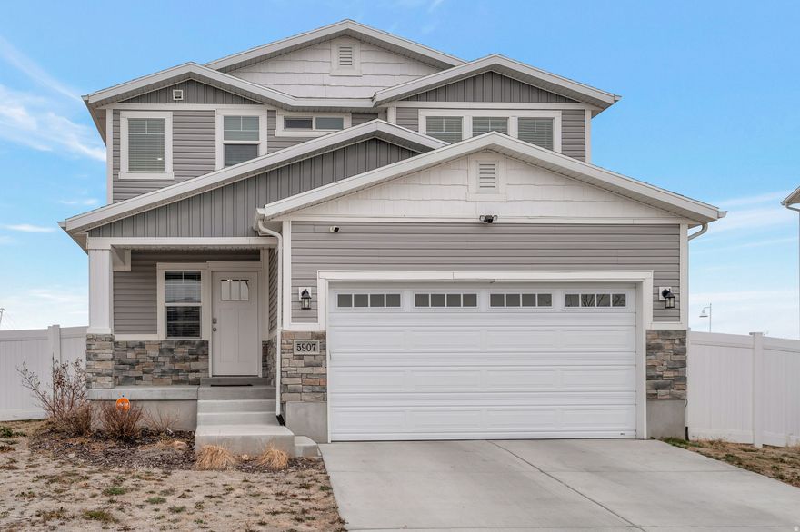 Welcome to this beautiful, recently built 2022 home in the heart of Kearns! Featuring 5 bedrooms and 3 full bathrooms, including a fully finished basement with 1 bedroom and 1 full bath-perfect for guests, multi-generational living, or a home office. Enjoy no HOA, a quiet cul-de-sac location, and no backyard neighbors. The Utah Olympic Oval sits directly behind the home and can be enjoyed from your backyard, offering a rare and scenic setting. Conveniently located near schools, parks, shopping, dining, and recreation. This move-in-ready home offers space, privacy, and an unbeatable location-schedule your showing today! Buyers and Buyer's agent to verify all information. Please text Agent before Showings. THX