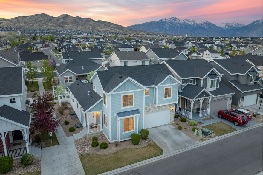 Here's your chance to live in one of the most desirable neighborhoods in Lehi! The Parkside at Ivory Ridge community is incredible with the massive parks, pools, splash pad, pickleball & tennis courts, gym, playground and clubhouse which make this such an ideal place to live. This gorgeous main-floor living home has been meticulously cared for with lots of room with its finished basement making it move-in ready and easy to grow into. You'll love how easy it is to live here being close to the best restaurants and retail Utah County has to offer while also being a few minutes from the freeway for quick commuting to and from the office. This home has your name all over it! Call/text the listing agent anytime for a tour!