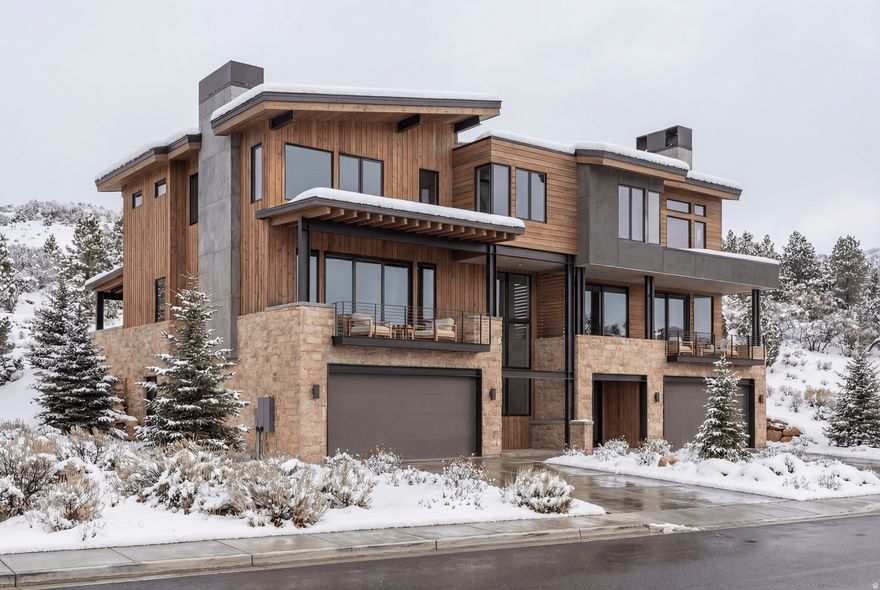 Ski directly into your four-bedroom mountain retreat from Deer Valley Resort's newest terrain. Set high above the crowds on a private ski run for true first-track serenity. Inside, refined alpine luxury meets modern wellness with a custom ski room featuring sauna, cold plunge, and lockers, complemented by floor-to-ceiling windows, natural stone finishes, limestone plaster walls, and custom Rocky Mountain hardware throughout.  Designed for seamless indoor-outdoor living, expansive glass walls and balconies capture sunrise views, while you can ski directly to your own hot tub and backyard. Integrated circadian lighting, whole-home air and water filtration, and fully automated smart-home systems complete this elevated mountain retreat. Delivery is anticipated within approximately 18 months of contract. Velvre is a gated enclave of just 115 residences, tucked into the slopes of Deer Valley East Village and served by the Neptune Express high-speed chairlift.  Owners ski directly to the lift without base areas or day-skier congestion, supported by advanced snowmaking for consistent winter access. Ownership includes exclusive access to two amenity-rich clubhouses featuring a private ski beach with aprs lounge and valet, pools and hot tubs, Technogym fitness, Aescape massage, full-service spa, game rooms, and boat club. The Velvaere shuttle connects owners to East Village and Historic Main Street. The chairlift is ready for operation, and both clubhouses are anticipated to open Spring 2027-this presents an exceptional opportunity to invest in lifestyle and legacy at the forefront of Deer Valley's East Village expansion. Explore additional custom estate homesites and our 3- to 5-bedroom residences at Velvaere.