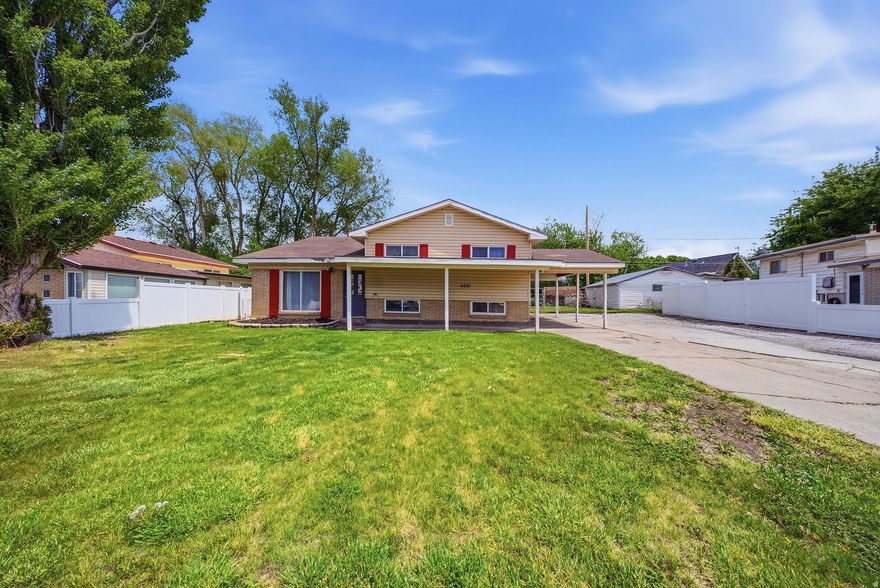 *Open house this Saturday*  Welcome to this centrally located 5 bedroom, 2 bathroom home in Millcreek. Tucked on a quiet street, this property offers incredible access to everything. You are just minutes from I-15, I-215, downtown Salt Lake, Fashion Place Mall, and a wide range of restaurants, shopping, and everyday conveniences.  Inside, the home offers a functional layout with plenty of space to live and grow. The basement adds flexibility for additional living space, guests, or even rental potential. Major updates include a new roof(to be installed) providing peace of mind and real value for the next owner.  Sitting on a generous lot, the property features mature landscaping, a private yard, and room to enjoy the outdoors. There is space for gardening, entertaining, or even RV parking, along with covered parking for added convenience.  This is a great opportunity to own a  home in one of the valley's most accessible and desirable locations.   *No showings until open house* Square footage figures are provided as a courtesy estimate only and were obtained from Tax Assessor. Buyer is advised to obtain an independent measurement.