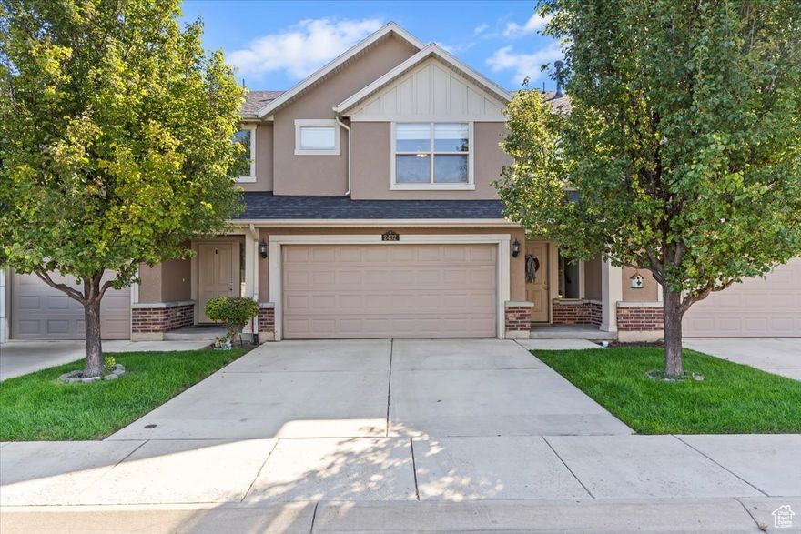 Discover this charming move in ready townhouse in West Haven, blending comfort and convenience. With 3 bedrooms, 2.5 baths, and a 2-car garage, it's perfect for families or individuals. Enjoy a quiet neighborhood with walking paths connecting to Weber Trail, parks, and playgrounds. Recent upgrades include a high-efficiency HVAC system, solar shades, save money on utilities! No rental restrictions. Ideal for tranquility and access to amenities!