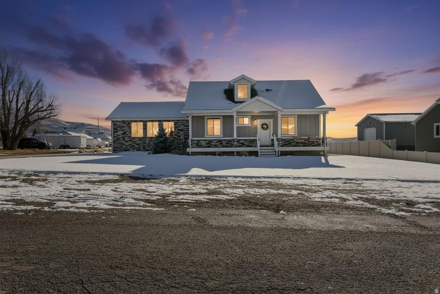 Located in the heart of the Kamas Valley, this 4-bedroom home offers exceptional potential, with an unfinished basement that can be completed to create up to 5 bedrooms. The property is well-suited for equestrian use, making it ideal for buyers who want the convenience of keeping a horse at home. Relax and entertain outdoors around the inviting exterior fireplace, perfect for enjoying cool mountain evenings. Enjoy quick access to world-class skiing, mountain biking, fly fishing, horseback riding, boating, and endless outdoor recreation just minutes away. An excellent full-time residence, weekend retreat, or investment opportunity in one of Utah's most desirable mountain valleys.