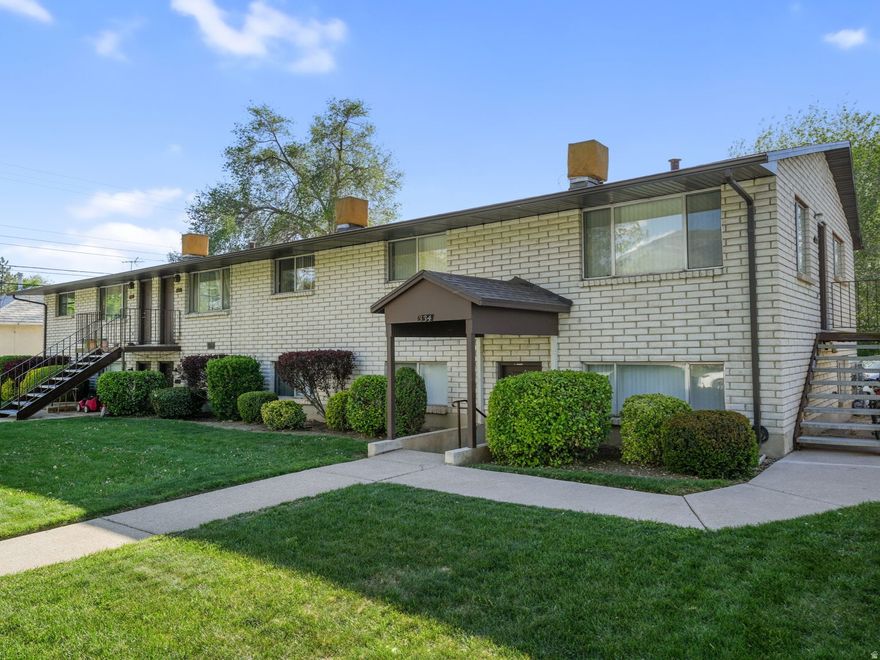 Value-Add 6-Plex Near UVU & BYU with Immediate Upside Potential. This well-maintained 6-plex features six 2-bedroom, 1-bath units with strong rental appeal and flexible zoning (1 family or up to 3 singles per unit). Major system updates have already been completed, including a newer roof (approx. 2 years), updated furnaces, water heaters, and evaporative coolers in the upper units and one lower unit. Most units have also been refreshed with newer carpet and paint. Tenants enjoy a grassy front area and rear parking, adding to overall livability and consistent demand. Current rents are below market, with four units on month-to-month leases, providing immediate flexibility and clear potential to increase income. Opportunities like this near both universities are limited. Reach out for full financials and additional details.  Square footage figures are provided as a courtesy estimate only and were obtained from county records . Buyer is advised to obtain an independent measurement.