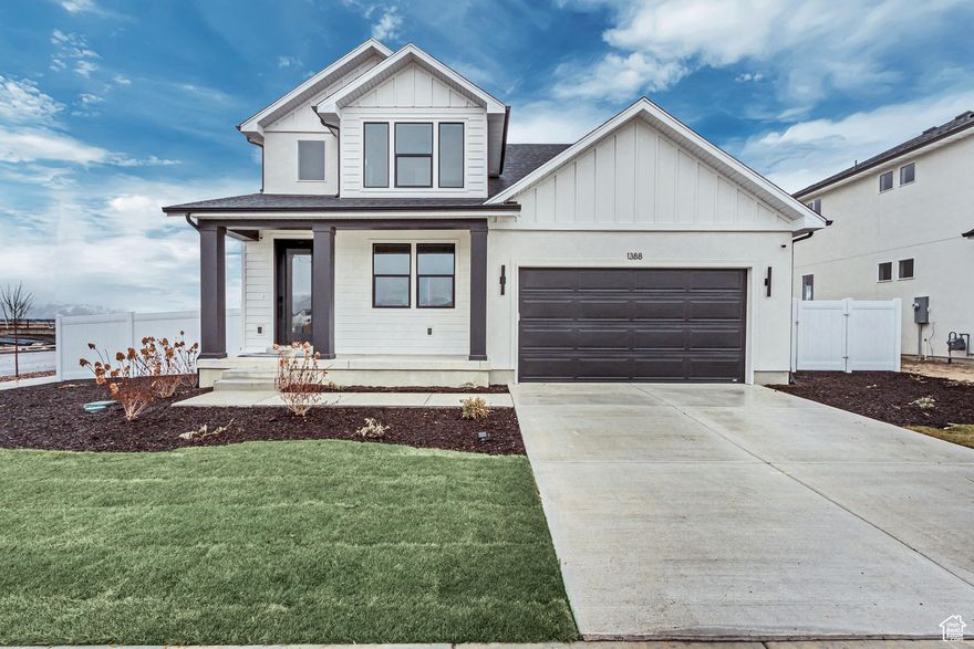 Model Home Now Available! Discover modern living in this beautifully designed home featuring high-end finishes and a main-level owner's suite. Located in scenic Payson, the home offers breathtaking views and a thoughtfully crafted layout. The McCormack Plan showcases an open-concept main floor, ideal for entertaining, along with a spacious kitchen that includes a large pantry. The luxurious owner's suite is a true retreat. Upstairs features two additional bedrooms and a versatile loft that overlooks the great room. Enjoy the fully landscaped and fenced backyard-perfect for outdoor living!