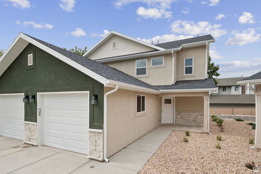 Welcome to your brand-new home! These beautifully crafted new construction townhomes offer the perfect blend of modern design and everyday comfort. Featuring 2 spacious bedrooms, 2.5 baths, and 1275 sq ft of thoughtfully designed living space, each unit boasts a bright, open floor plan ideal for entertaining or relaxing. Enjoy neutral designer color palettes, large windows for natural light, and stylish finishes throughout. The open-concept main level includes a contemporary kitchen with sleek cabinetry and ample counter space flowing seamlessly into the living and dining areas. Perfectly suited for first-time buyers, downsizers, or investors-these low-maintenance homes combine modern convenience with timeless style. Conveniently located near shopping, dining, and major commuting routes. Don't miss the opportunity to own a brand-new home-schedule your tour today!  Preferred lender incentive of 4.625% first year rate upon qualification. Square footage figures are provided as a courtesy estimate only. Buyer is advised to obtain an independent measurement.