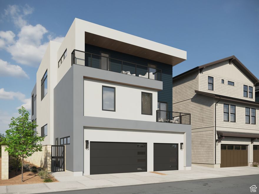 Welcome to The North Beach, a modern vacation home in Desert Color with 8 bedrooms, 8 bathrooms, and 5,155 square feet of living space. Spread across three levels, this home blends style and comfort with open living areas, recreation rooms, and a gourmet kitchen with premium finishes. Designed for relaxation and entertainment, The North Beach features a private pool and spa, multiple balconies, and a covered porch to enjoy Southern Utah's outdoor lifestyle. A three-car garage adds convenience, making this home the perfect retreat for gatherings and getaways.