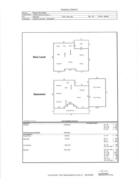 Tiny photo for 14236 S SUMMIT CREST LN, Herriman, UT 84096 (MLS # 2126321)