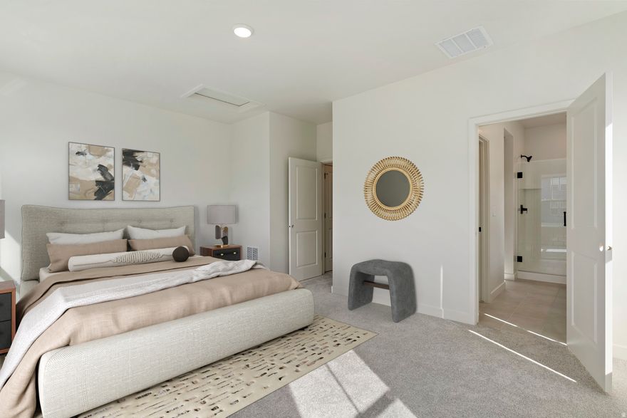 PLAY BALL! Enjoy easy living in a location that puts you close to it all-walk to Soda Row, Oquirrh Lake, the library, and take in a ball game at the new America First Square Stadium. The Daybreak area is known for community events and a lively neighborhood feel. Inside this beautiful townhome, you'll find large, well-placed windows that bring in abundant natural light and frame beautiful mountain views. This town home is designed to feel bright, open, and connected to its surroundings. Move in before summer and start enjoying everything this well established, Daybreak neighborhood has to offer. In-house lending options help make the process personalized, simple and straightforward. Photos and virtual tour are of previous Houndstooth floorplan home.