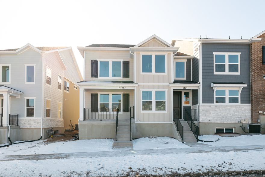 Discover the perfect mix of convenience and comfort with your new townhome at Highridge! Enjoy the benefits of multi-story living and a spacious two-car garage, without the upkeep of a single-family home. Love where you live with community perks like a clubhouse with a gym, a sparkling pool, and pickleball courts. Plus, you'll be part of the growing Mt. Saratoga master-planned community, designed with parks, trails, and open spaces for you to explore. Don't wait! Reach out today to learn more or schedule your visit!