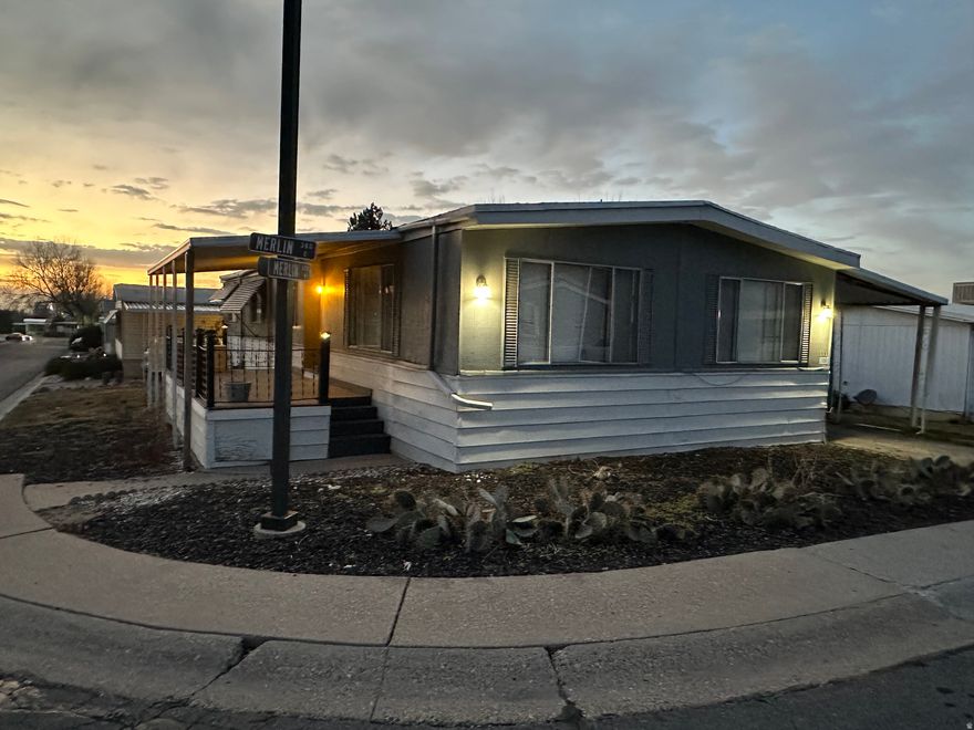 Welcome to this updated manufactured home in North Salt Lake, offering comfortable living with modern touches. Big updates include a new water heater and a new furnace, giving you peace of mind. The open floor plan makes the home feel bright and spacious, with LVP flooring throughout. The kitchen features a gas stove, and the washer and dryer are included, making this home truly move-in ready. Outside, enjoy a nice deck that's perfect for relaxing or entertaining. The 2-car carport provides covered parking and added convenience. Located in a well-established community with good schools and easy access to shopping, dining, and transportation, this home is a great option for anyone looking for affordable, low-maintenance living in North Salt Lake.  Come take a look and see if this feels like home.