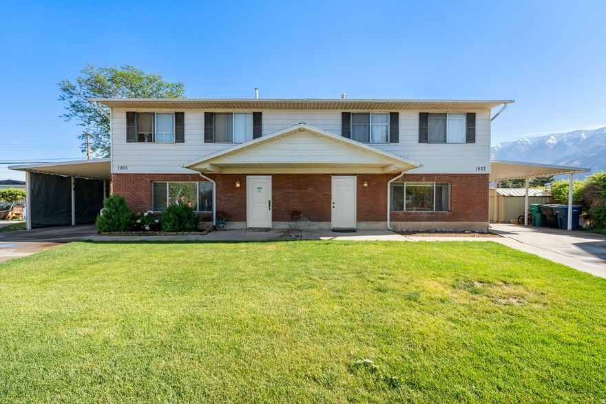Investors will love this well-maintained duplex ideally located between Utah Valley University and Brigham Young University campuses in Orem's quiet Cherry Hill neighborhood. The property has a strong rental history with excellent tenants currently in place, who help maintain the landscaping in exchange for reduced rent.  Both units feature 3-bedroom layouts that are highly desirable in this area, with one unit recently updated to include an additional full bathroom in the primary suite.  The large backyard offers stunning mountain views and provides an outdoor space tenants truly enjoy. Pride of ownership is evident throughout, with exceptional care and maintenance making this a turnkey investment property with minimal hassle for the next owner.  Contact us today to schedule a showing!