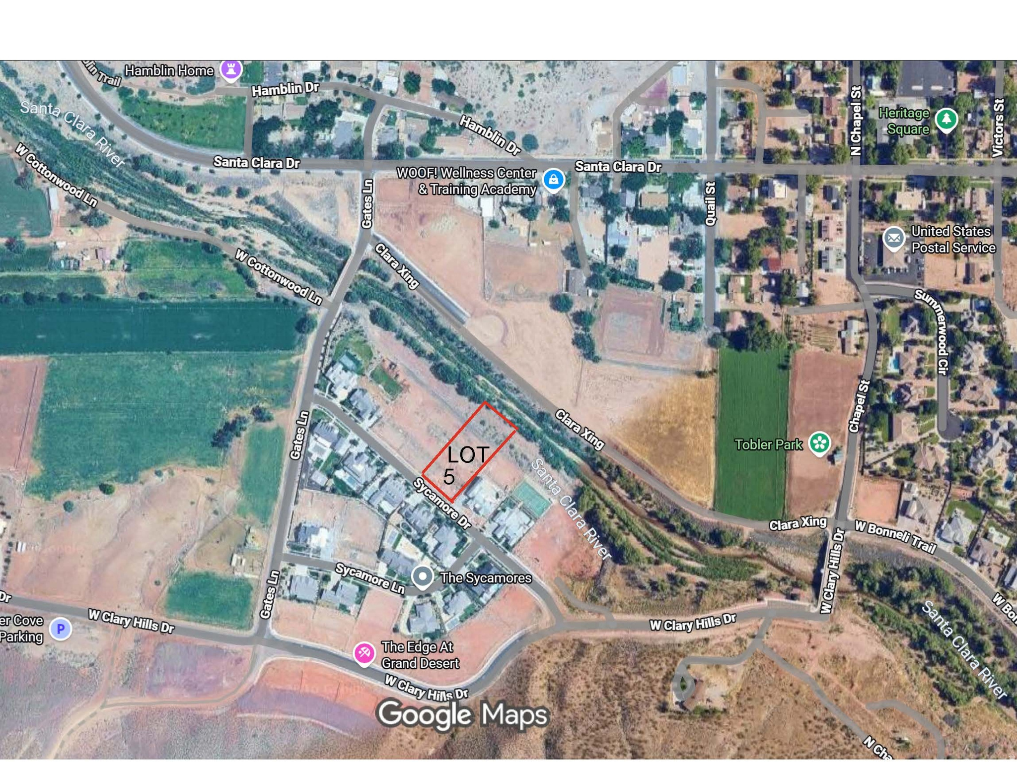 THE SYCAMORES AT SANTA CLARA PHASE 1A - Land