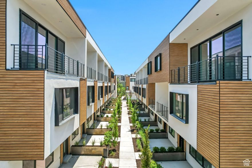 QUICK MOVE-IN SPECIAL! QUALIFIES FOR THE ZIONS BANK COMMUNITY INVESTMENT ACT LOAN! ONLY 3% DOWN! NO MORTGAGE INSURANCE! Welcome to Opus Green. Experience the perfect harmony of modern comfort and environmental stewardship. Opus Green Townhomes offer a range of floor plans, including 2- and 3-bedroom townhomes, designed with meticulous attention to detail. From the spacious great rooms and gourmet kitchens to the tiled bathrooms and open stair railings, every aspect of Opus Green exudes sophistication and elegance for your comfort. This modern townhome community is all-electric with 9'7" cathedral ceilings, tiled showers and tubs with glass doors. Best in class, Pella windows, ductless, wall-mounted mini split air conditioners and heat pumps, high-efficiency stainless steel appliance package. Quartz countertops and a one of a kind floorplan not seen before. This 3 bed 3.5 bathroom oasis will leave you green with envy. The 2 car garage with EV charging station, 1 touch smart home temperature control app and package storage/delivery service "Fetch Package", are just a few more added benefits to this zero emission environmental living townhome. Embrace a life of unparalleled comfort, elegance and fulfillment in the dwelling you've been longing for. Please navigate to our model at 4186 S Main Street, B #104, Millcreek UT 84107 for details and to gain access to unit O213.