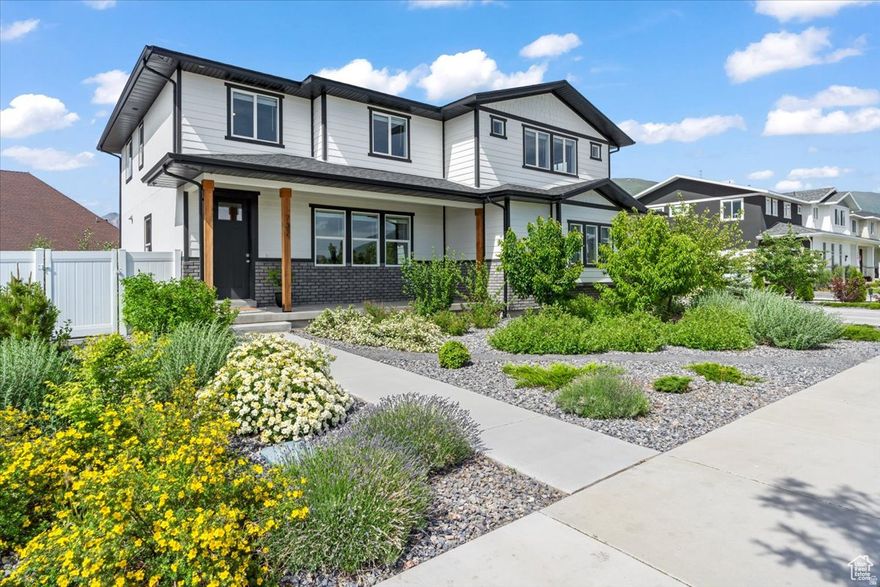 OPEN HOUSE, March 14 from 10:00 to 12:00. Please come and say hello. Discover this beautiful 5 bedroom, 3 bathroom home for sale in Springville, UT, perfectly located near schools, parks, shopping, and easy freeway access. Inside, you'll love the open layout and spacious primary suite, featuring a large soaking tub and separate shower-ideal for relaxing after a busy day. Outside, enjoy low-maintenance xeriscape landscaping in the front yard, a fully fenced backyard with green grass, an in-ground trampoline, and raspberry bushes that make summer evenings extra sweet. Living in Springville-known as "Art City"-means you're close to hiking, biking, and outdoor recreation in the nearby mountains, plus local festivals, galleries, and a charming downtown. If you're looking for a family-friendly neighborhood, great schools, and a growing Utah County community with a small-town feel, this Springville single-family home checks all the boxes.   Square footage figures are provided as a courtesy estimate only and were obtained from an appraisal.  Buyer is advised to obtain an independent measurement.